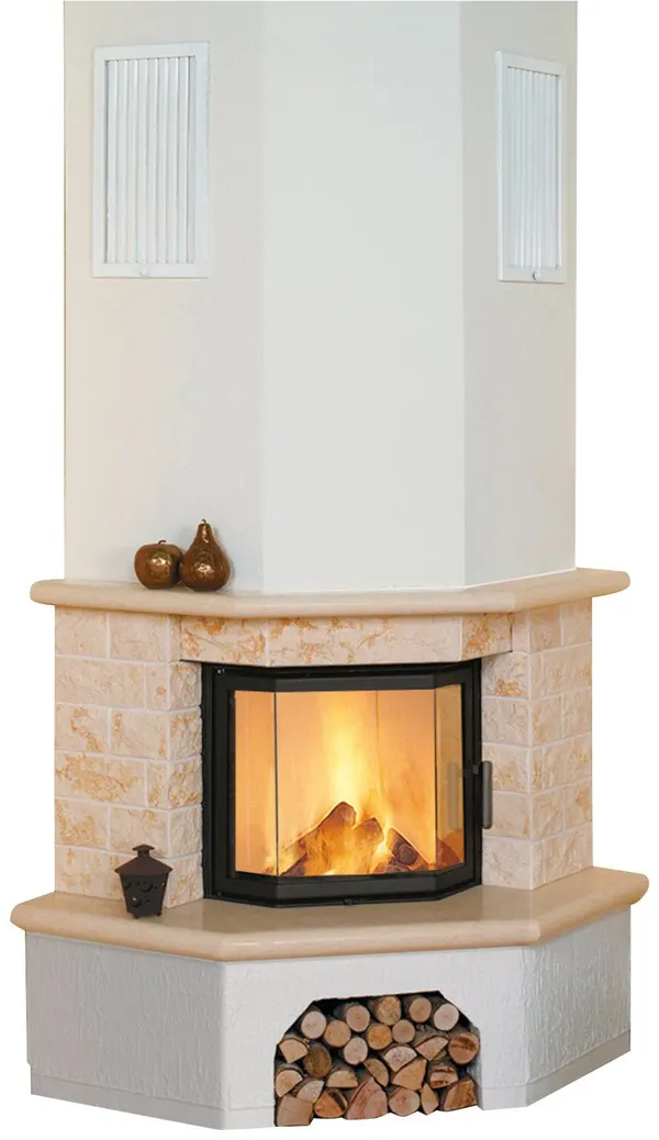 HARK Kaminbausätze Vermont echter Marmor classico-beige